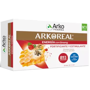 Arkopharma Arkoreal Jalea Real Ginseng Sin Azúcar 20 Ampollas