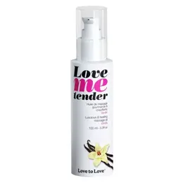 Love To Love Huile de Massage Chauffante et Gourmande Vanille 100ml