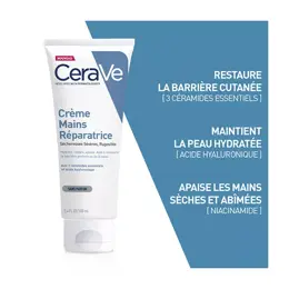 CeraVe Soins Crème Mains Réparatrice 50ml