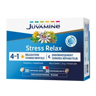 Juvamine Stress Relax Day Night, 30 giorni, 60 compresse