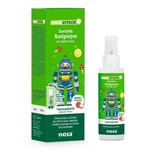 Nosa Attack Apple Anti-Lice Lotion 5% Dimethicone 100ml