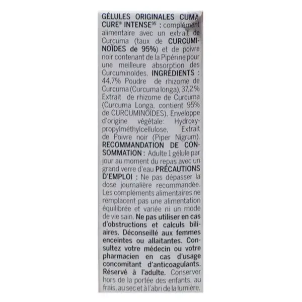 Lemon Pharma Intense Original Curcumacura 30 capsule
