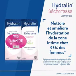 Hydralin Sécheresse Crème Lavante Lot de 2 x 200ml