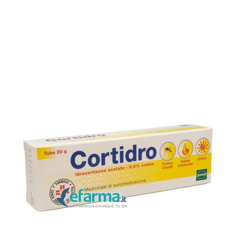 Cortidro 0,5% Crema Idrocortisone Acetato Anti-irritazione 20g