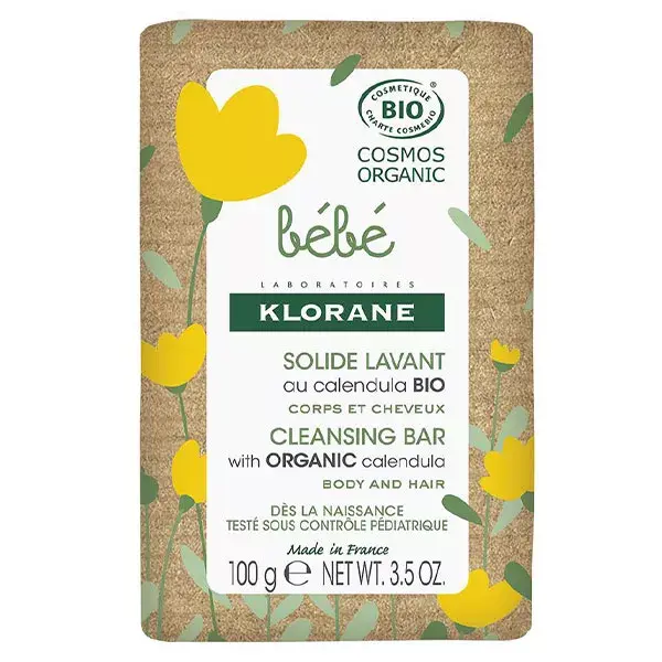 Klorane Baby Organic Calendula Solid Cleansing Soap 100g