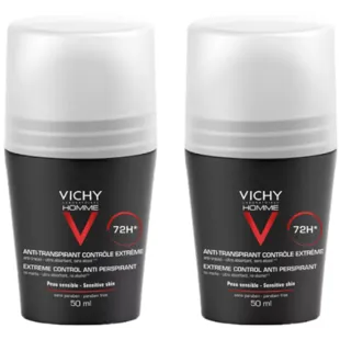 Vichy Homme Desodorante Anti-Transpirante Roll-on 2x50 ml