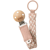 Bibs Braided Pacifier Blush/Ivory 1 unit