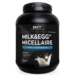 Eafit Milk & Egg 95 Micellaire Goût Vanille 750g