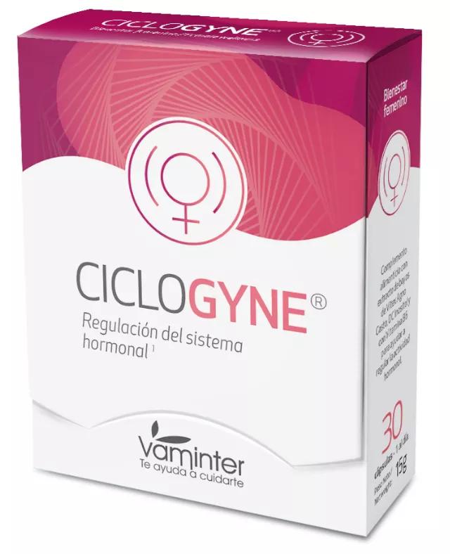 Vaminter Ciclogyne Suplemento Alimentar de Regulação Hormonal 30 Cápsulas