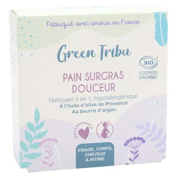 Green Tribu Pain Surgras Douceur Bio 110g