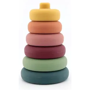 Nûby Anillos Apilables Silicona +6m