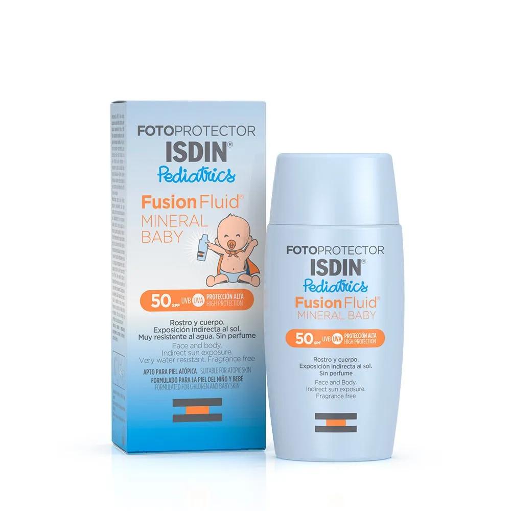 Fotoprotector ISDIN Fusion Fluido Minerale Baby Pediatrics SPF 50 Protezione Bambini 50 ml