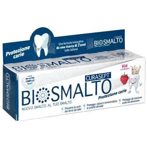 Curasept Biosmalto Dentifricio Protezione Carie Kid 3-6 anni 30 ml