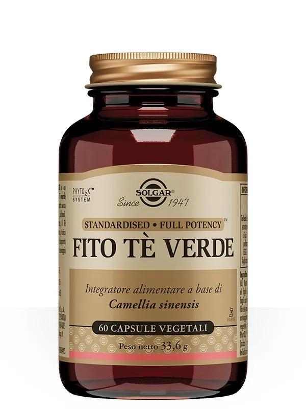 Solgar Fito Tè Verde Integratore Antiossidante 60 Capsule Vegetali