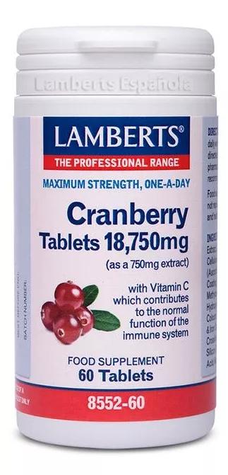 Lamberts Arándano Rojo 18,750mg 60 Comprimidos