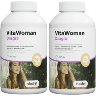 Eladiet VitaWoman Aceite de Onagra 2x450 Perlas