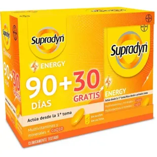 Supradyn Energy Vitamins, Minerals and Energy 90 + 30 FREE Tablets