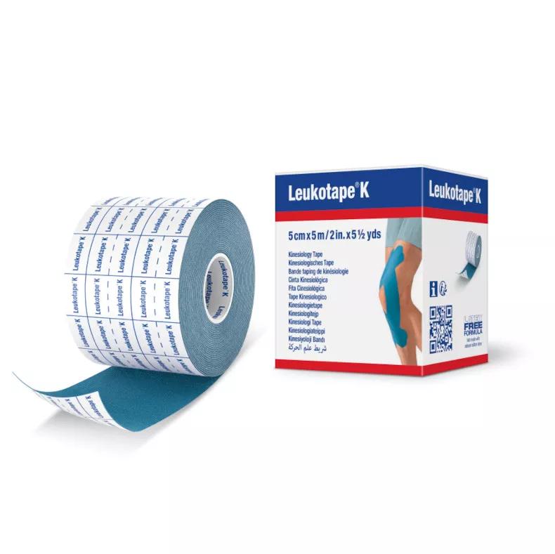 Leukotape K, Blue, 5 cm x 5 cm