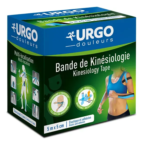 Urgo Pain & Other Kinesiology Tape 5cm x 5m Black