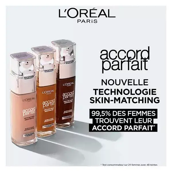 L'Oréal Paris Accord Parfait Fond de Teint Fluide N°Foncé Froid 9R 30ml