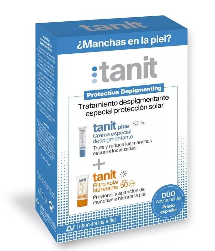 Tanit Plus Creme despigmentante 15ml + Filtro Solar Hidratante SPF50 50ml
