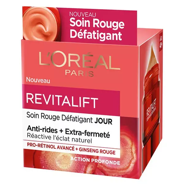 L'Oréal Dermo Expertise Revitalift Cuidado Rojo Antifatiga 50ml