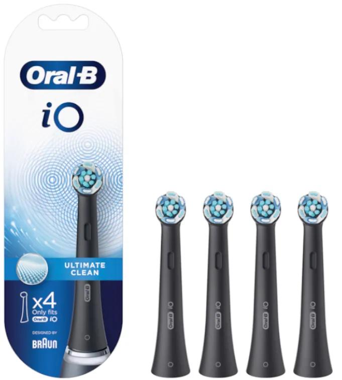 Oral-B iO Ultimate Clean Brush Recharges noir 4 unités