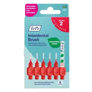 TePe Interdental Brushes Red 0.5mm 6 pcs