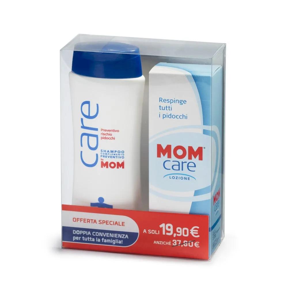 Mom Care Bipack Trattamento Antipidocchi Lozione+Shampoo