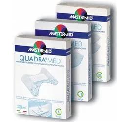 Master Aid Quadra Med Cerotti Super 86x39 mm 10 Pezzi