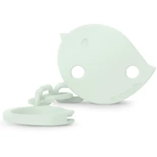 Suavinex Birdies Pacifier Clip with Green Bird +0m