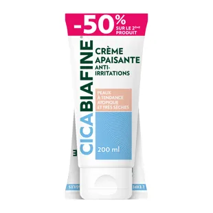 Cicabiafine Crema Idratante Anti Irritazioni Lotto di 2 x 200ml