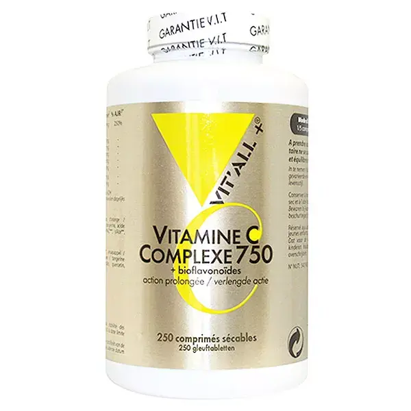 Vit'all+ Vitamine C Complexe 750 250 comprimés sécables