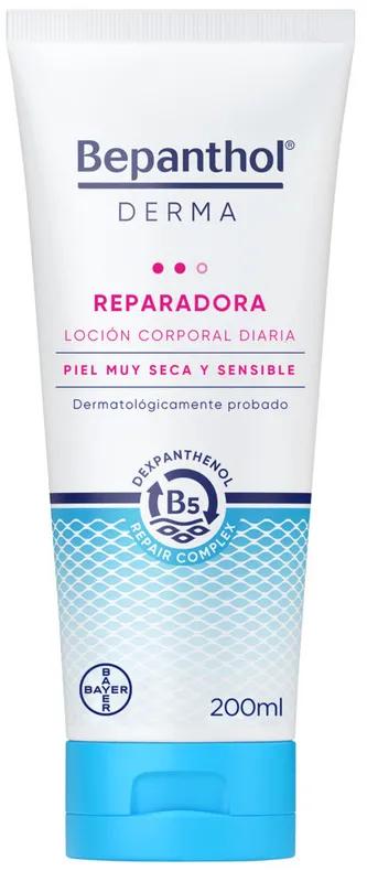 Bepanthol Derma Lozione Riparatrice Quotidiana per il Corpo Pelle Secca 200 ml