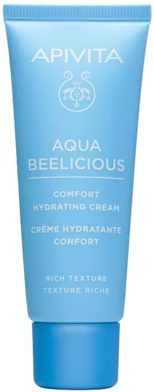 Crème Hydratante Confort Texture Riche Aqua Beelicious Apivita 40 ml