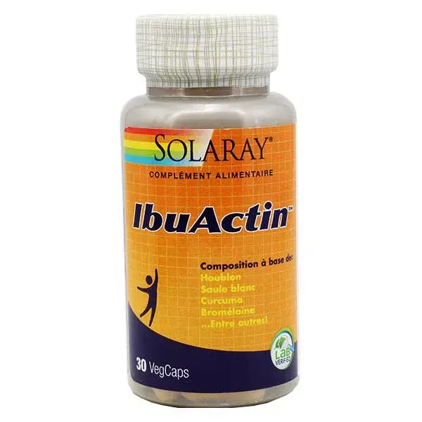 Solaray IbuActin Jour 30 capsules végétales