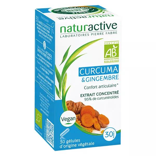 Naturactive Curcuma Gingembre  Bio Confort Articulaire 30 gélules