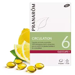 Pranarom Oleocaps 6 Circulation Bio 30 capsules