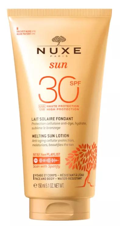 Nuxe Sun Delicious Milk Hoher Schutz SPF30 150ml