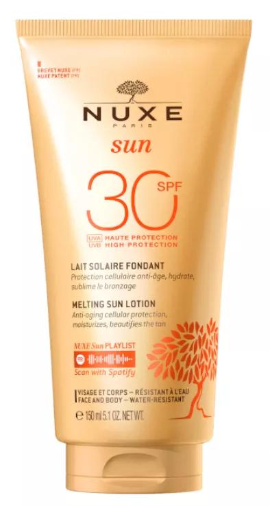 Nuxe Sun Lait Délicieux Haute Protection SPF30 150ml