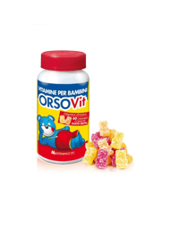 Orsovit Integratore Vitamine Per Bambini Gusto Frutta 60 Caramelle Gommose