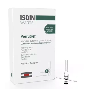 Isdin Verrutop 4 Ampollas x 0,10 ml