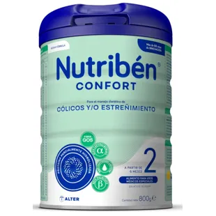 Nutribén Comfort 2 Anti-Colic and Anti-Constipation Milk 800 gr