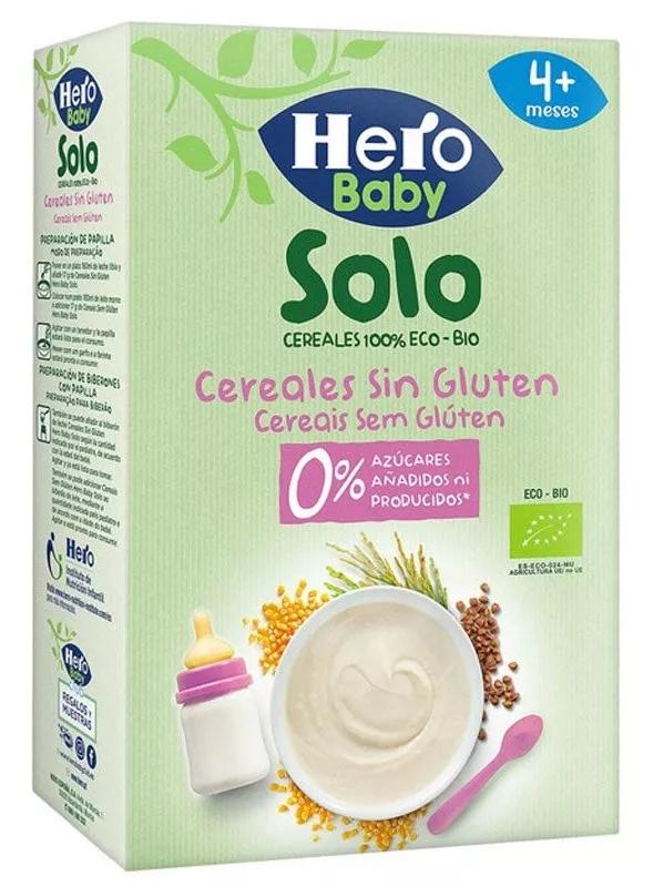 Hero Solo Papilla 8 Cereales Sin Gluten 220  gr