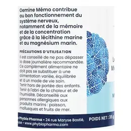 Oemine Memo 60 gélules