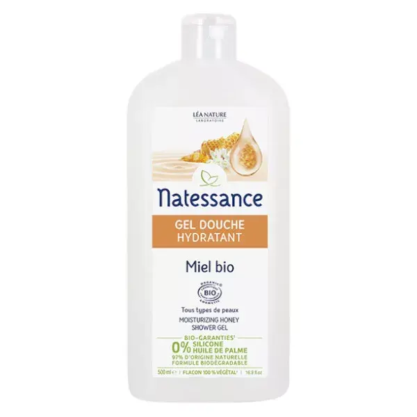 Natessance Honey Moisturising Shower Gel 500ml
