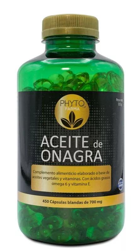 Phytofarma Aceite de Onagra 700 mg 450 Cápsulas Blandas