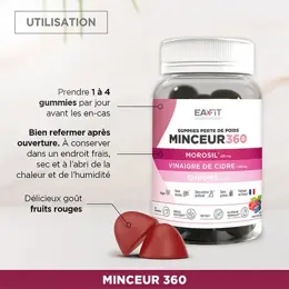 Eafit Minceur 360 Morosil et Vinaigre de Cidre - Gummies Morosil Perte de Poids