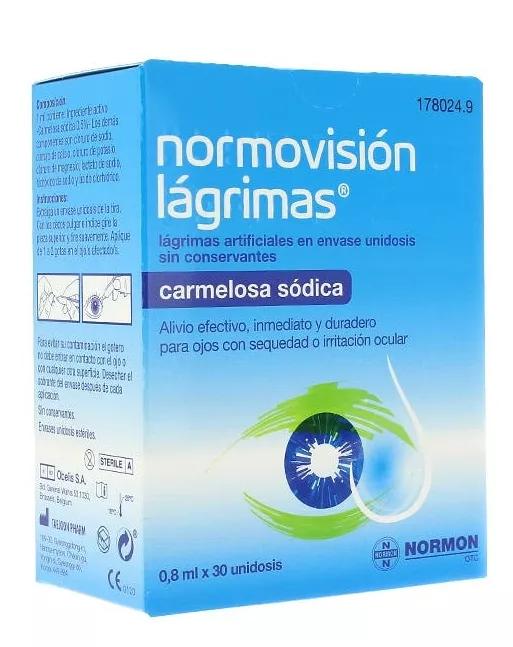 Normon Normovision Lagrimas 0,8ml x 30 Unidosis 