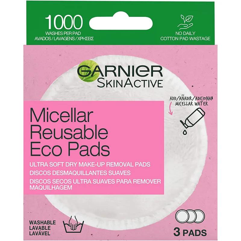 Garnier Skin Active Eco Pads Dischetti Struccanti Lavabili 3 Pads